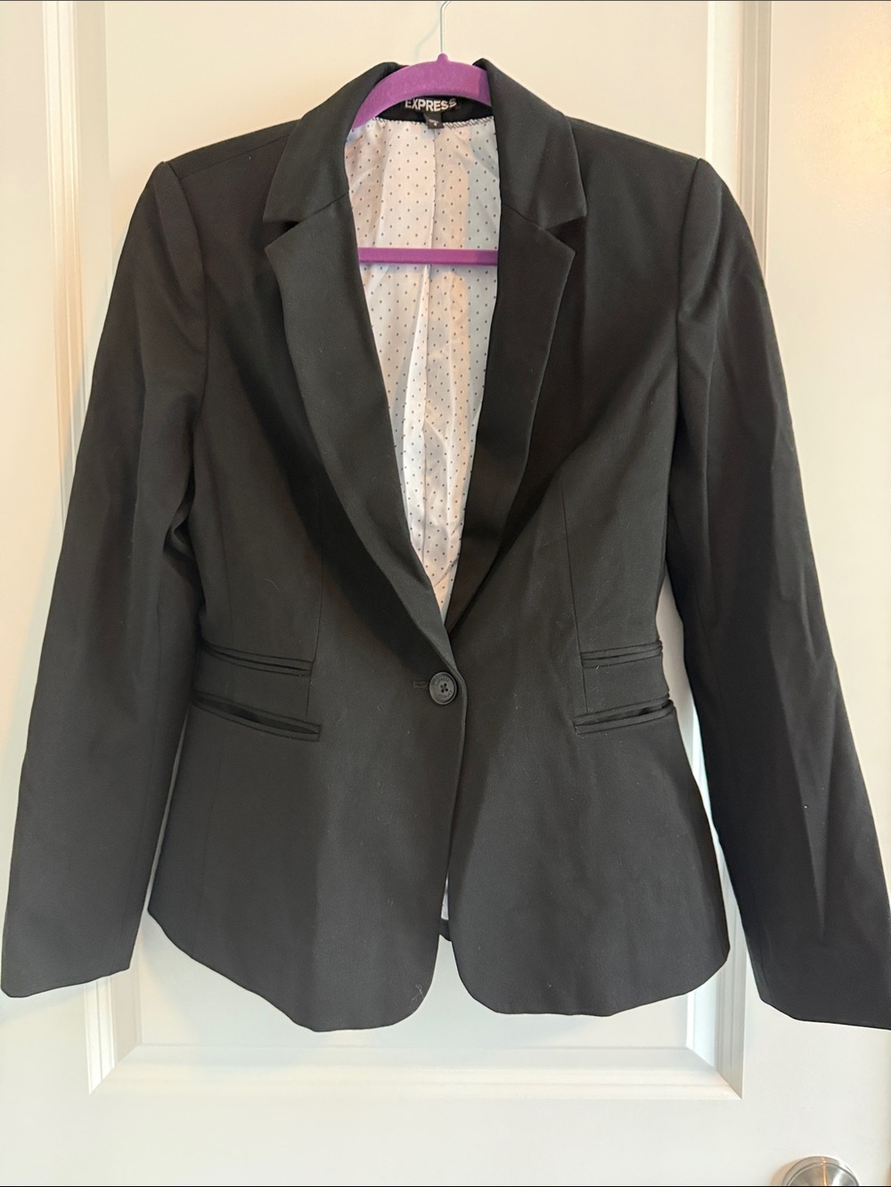 Express 8 black blazer